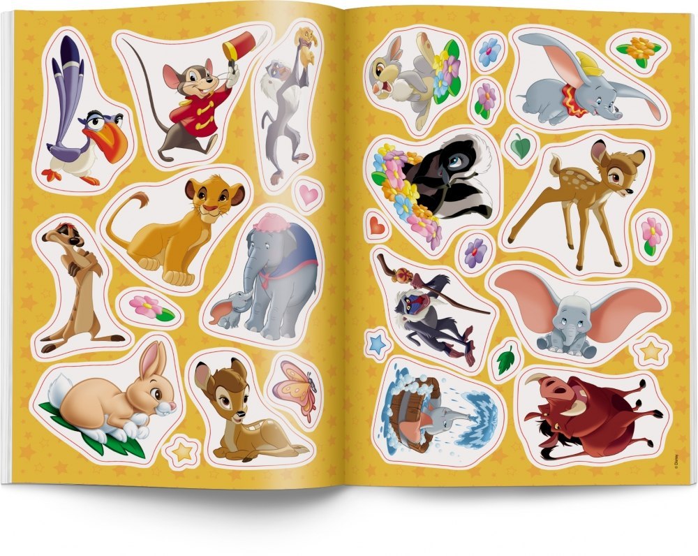 PAINTING BOOK A4 DISNEY STICKERS AM